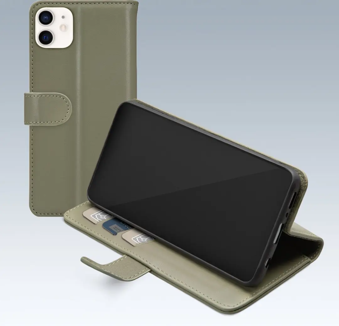 Mobilize Premium Gelly Wallet Bookcase iPhone 12 Pro - Groen