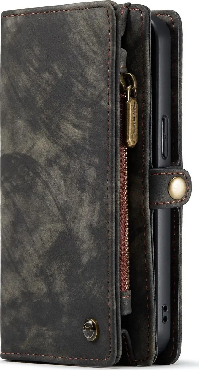 Caseme iPhone SE/5s/5 Billfold Lederen Hoes - 13 Kaartvakken - Bruin
