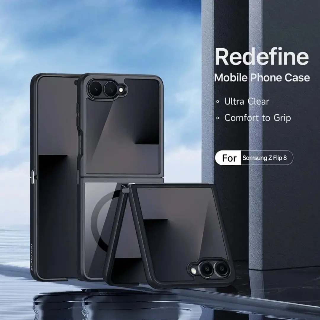 Dux Ducis Aimo Hoesje Samsung Galaxy Z Flip8 - Matte Zwart