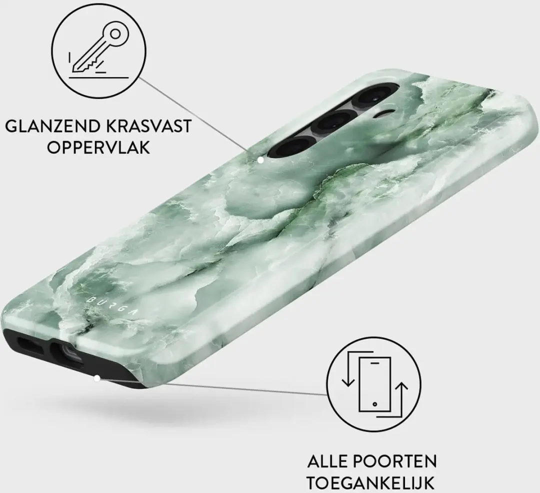 Burga Tough Case Samsung Galaxy S25 - Pistachio Cheesecake WM_10_S25_TH