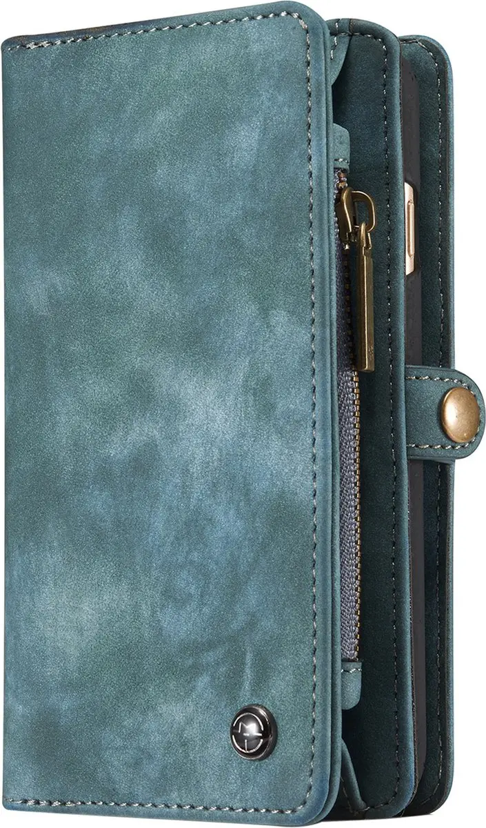 Caseme CSM-3197 Lederen Portemonnee iPhone 6/6s - Groen