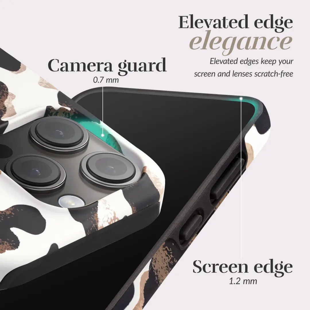 Mobilize Mio iPhone 14 Hoesje MagSafe - Leopard - Zwart/Wit