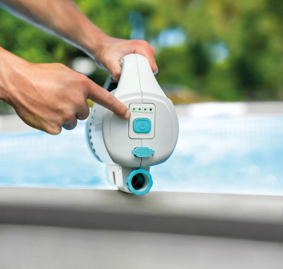 Intex ZR200 Stofzuiger Zwembad & Spa - Wit/Blauw