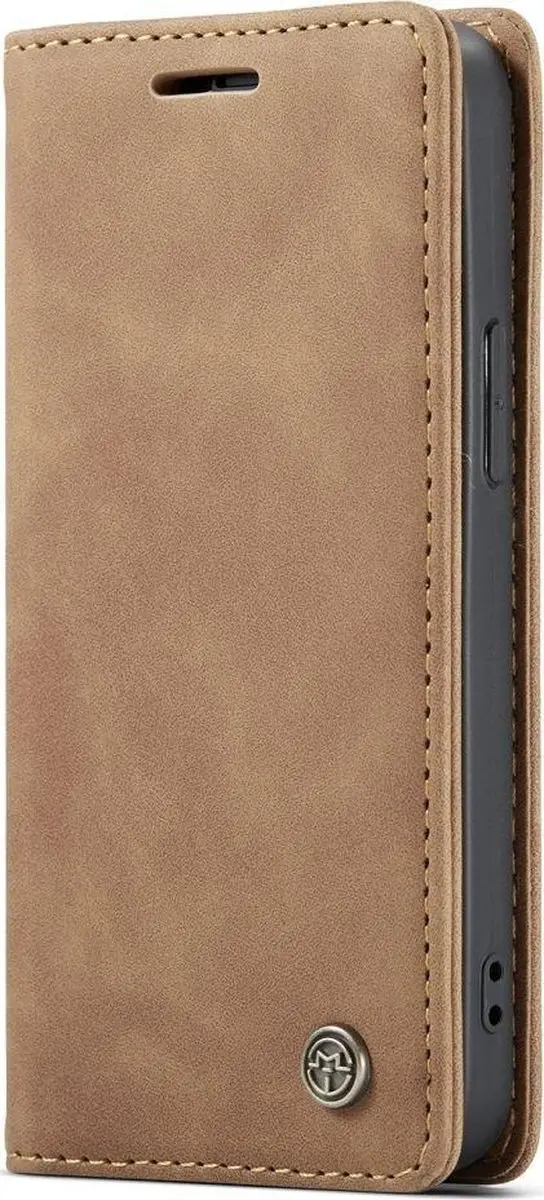 Caseme 013 Bookcase Portemonnee - iPhone 12 Mini - Bruin