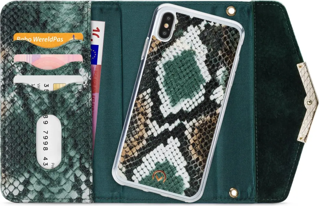 Mobilize Gelly Velvet iPhone XS Hoesje - Groen - MOB-VCGS-IPHXS