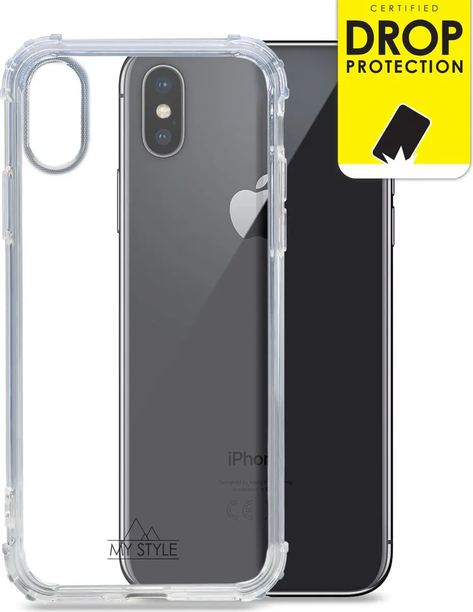 My Style iPhone XS Telefoonhoesje MSPFCS1027 - Transparant