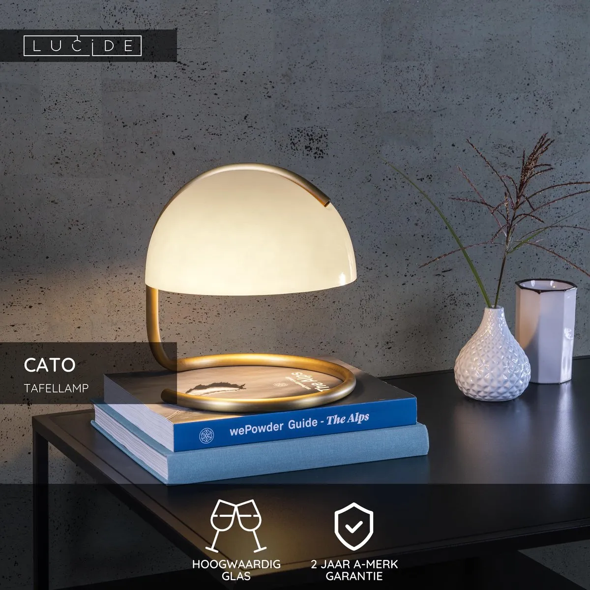Lucide CATO Tafellamp Ø23,5cm