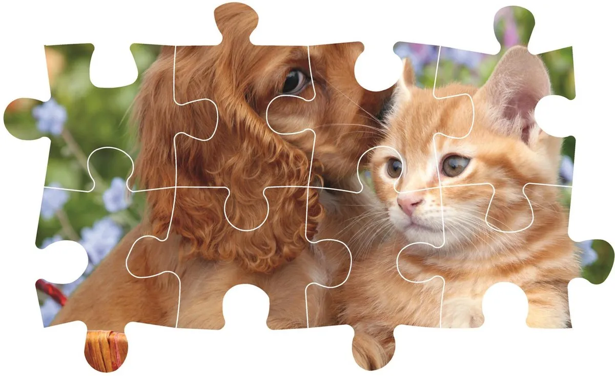 Clementoni Puzzel 104 Stuks Puppy & Kitten - Multikleur
