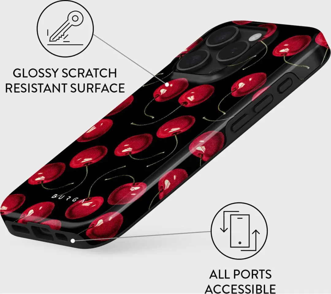 Burga Tough Case iPhone 16 Pro Max Cherrybomb