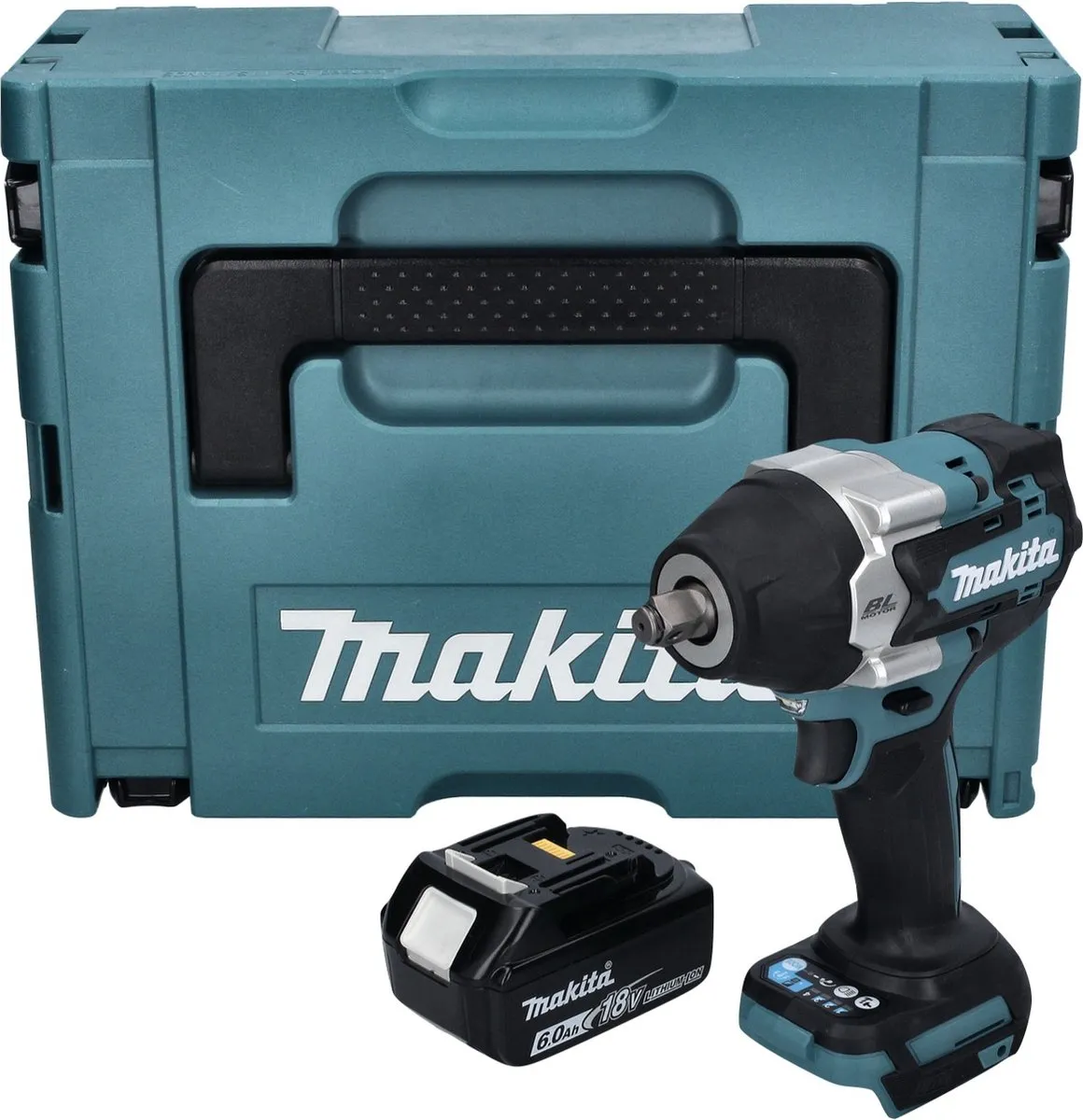 Makita DTW 700G1J Slagmoersleutel 18V 700Nm - 1x 6.0Ah Accu