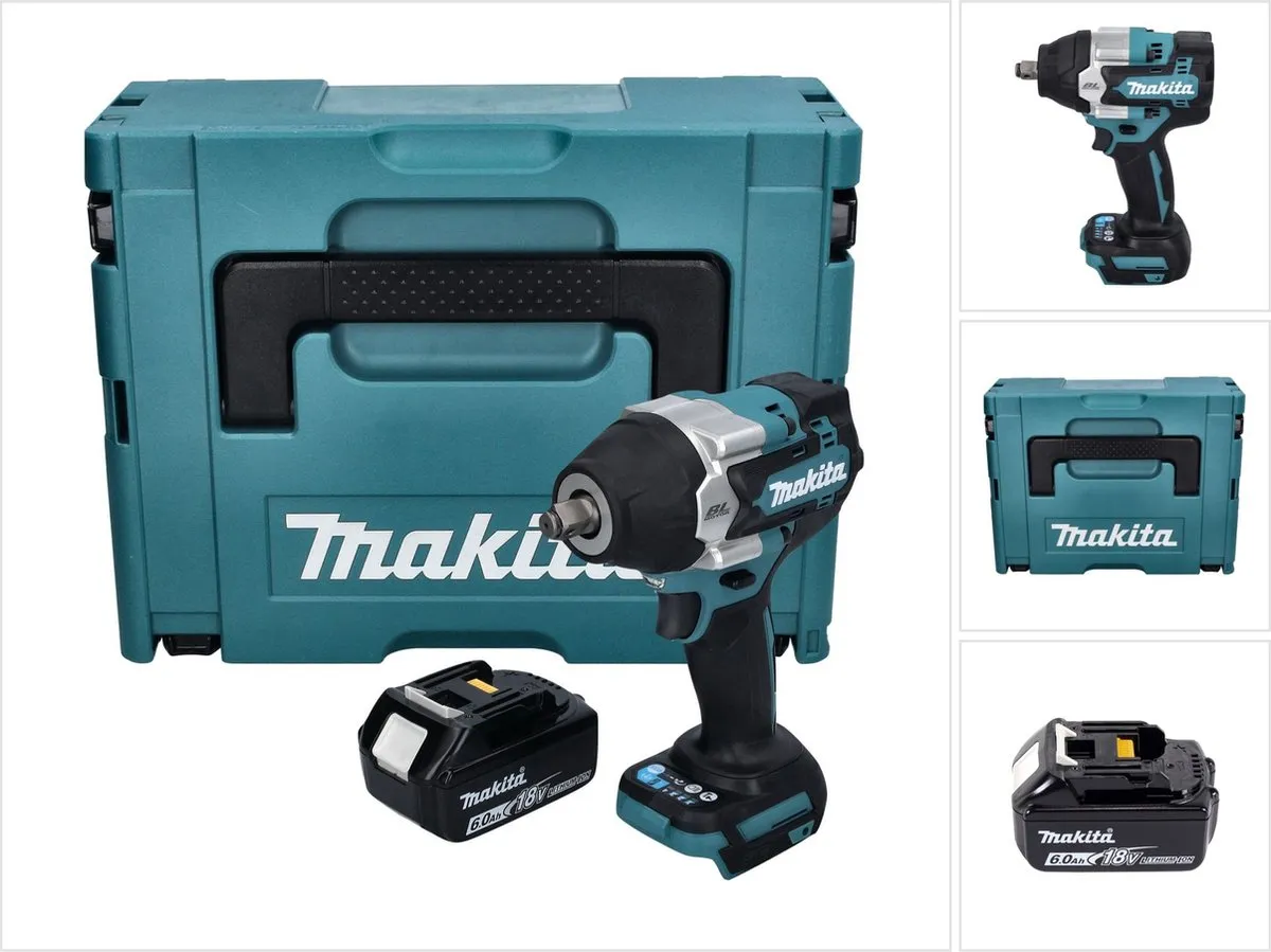Makita DTW 700G1J Slagmoersleutel 18V 700Nm
