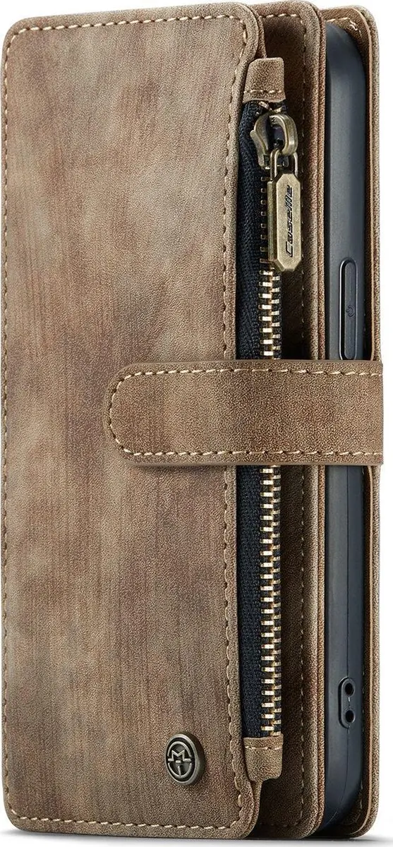 Caseme iPhone Billfold Lederen Hoes - 13 Pasjes - Bruin - MPN 614520
