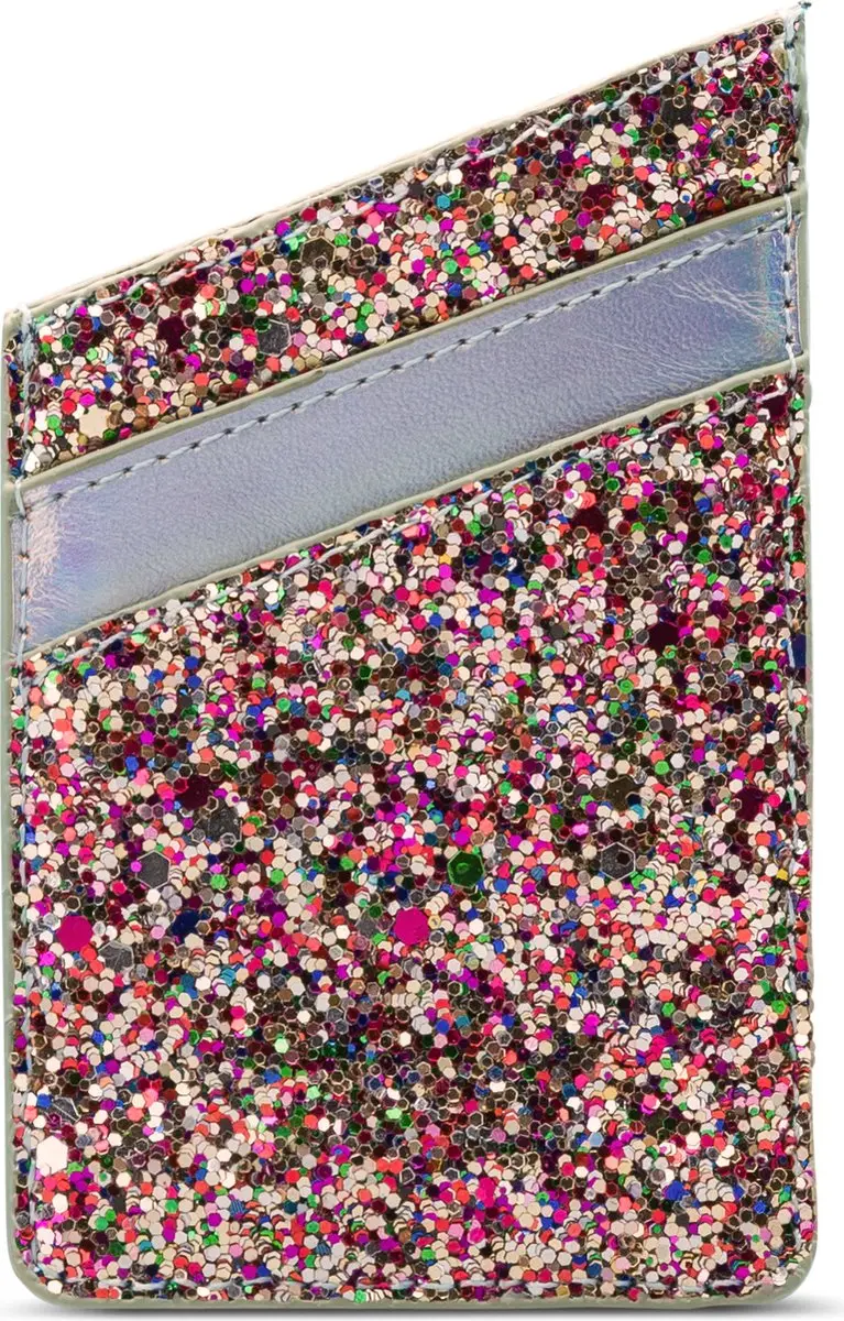 My Style Pasjeshouder 2 Stuks - Zilver Glitter