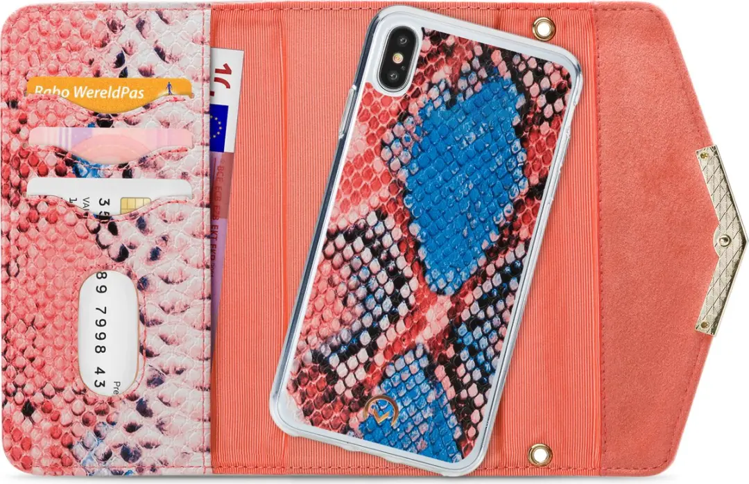 Mobilize Gelly Velvet iPhone XS Hoesje - Rood - MOB-VCCS-IPHXS