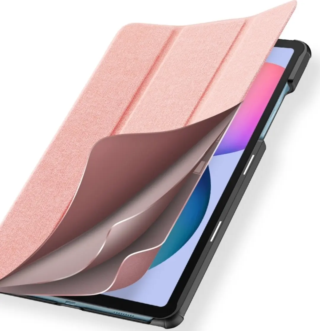 Dux Ducis Domo Bookcase Samsung Galaxy Tab S6 Lite Hoes - Roze