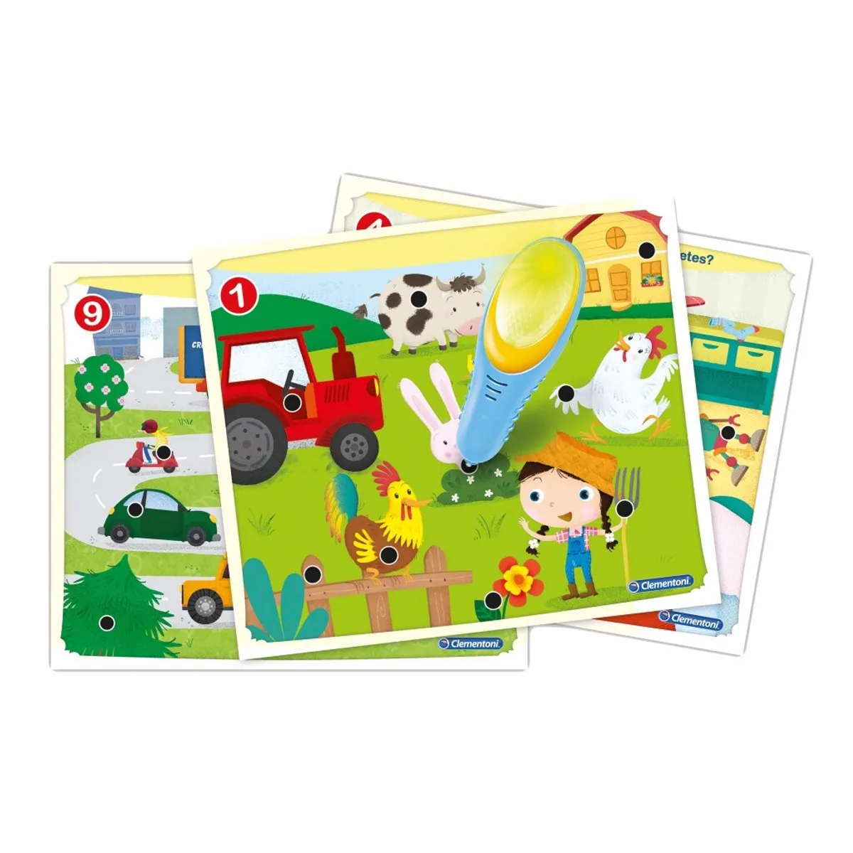 Clementoni Mijn Eerste Quiz - Educatief Speelgoed 66920 - Interactieve Pen - Multi Kleur
