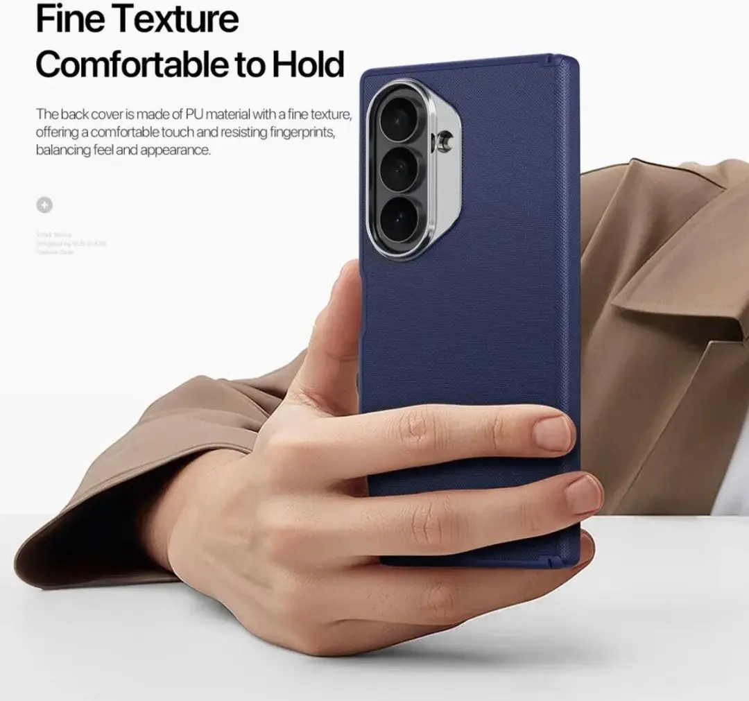 Dux Ducis Vyne Hoesje Samsung Galaxy Z Fold8 Ultra - Blauw - MagSafe