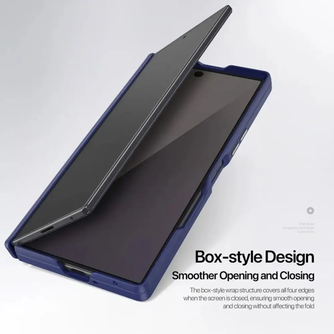 Dux Ducis Vyne Hoesje Samsung Galaxy Z Fold8 Ultra - Blauw - MagSafe - afbeelding 6 van 6