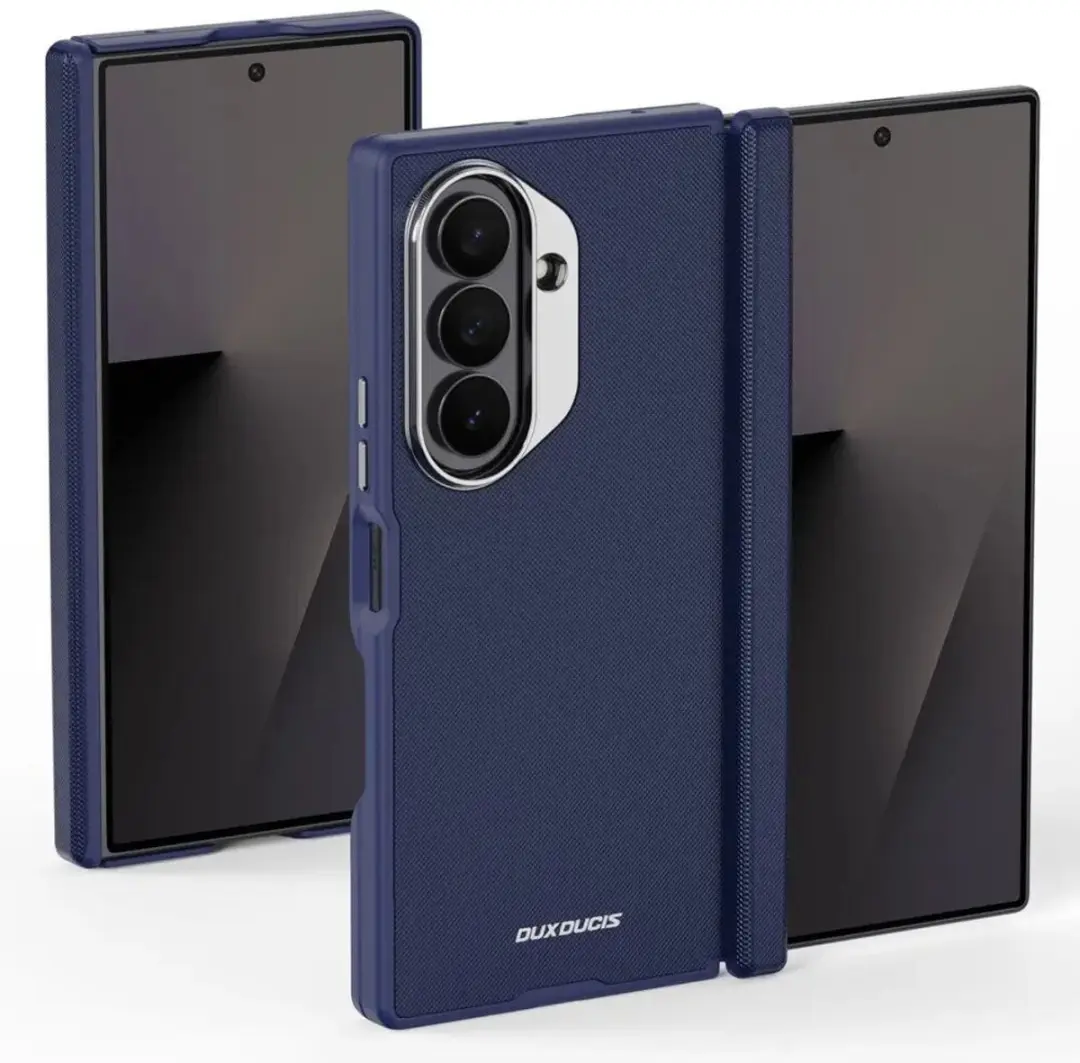 Dux Ducis Vyne Hoesje Samsung Galaxy Z Fold8 Ultra - Blauw - MagSafe