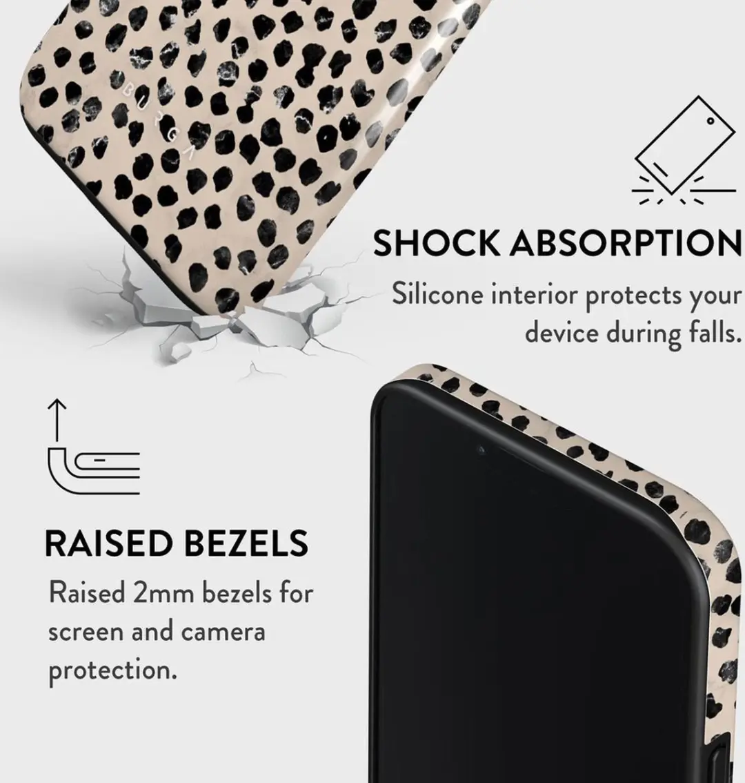 Burga Tough Case iPhone 13 - Almond Latte - afbeelding 6 van 6