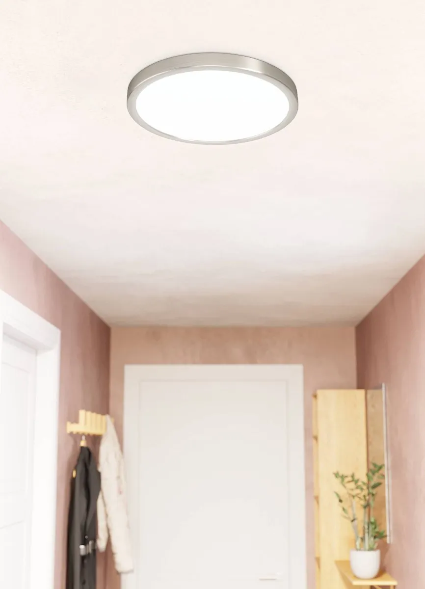 Eglo Fueva 5 Opbouwlamp - Ø28,5cm - Grijs/Wit