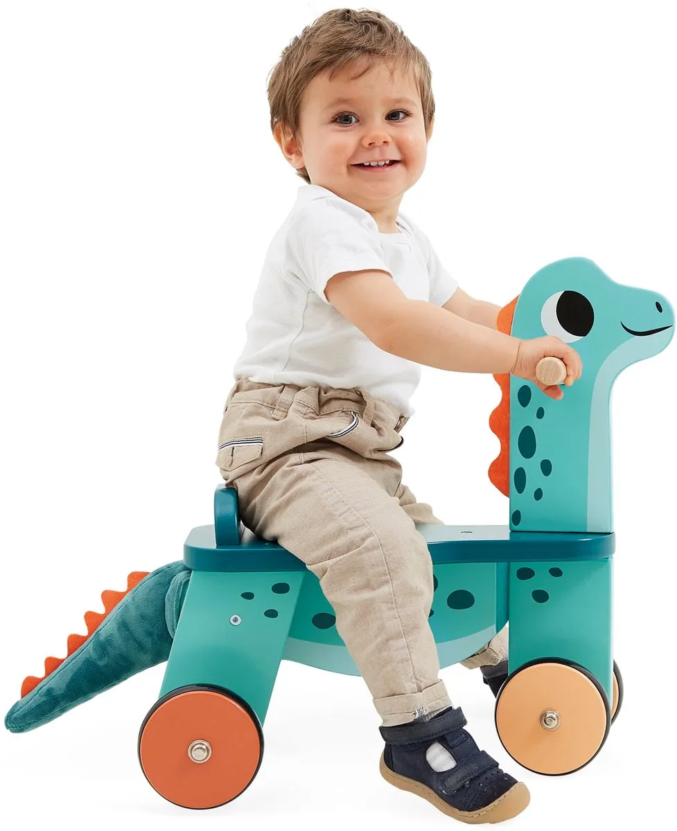 Janod Portosaurus Houten Loopfiets - Multikleur - J05828