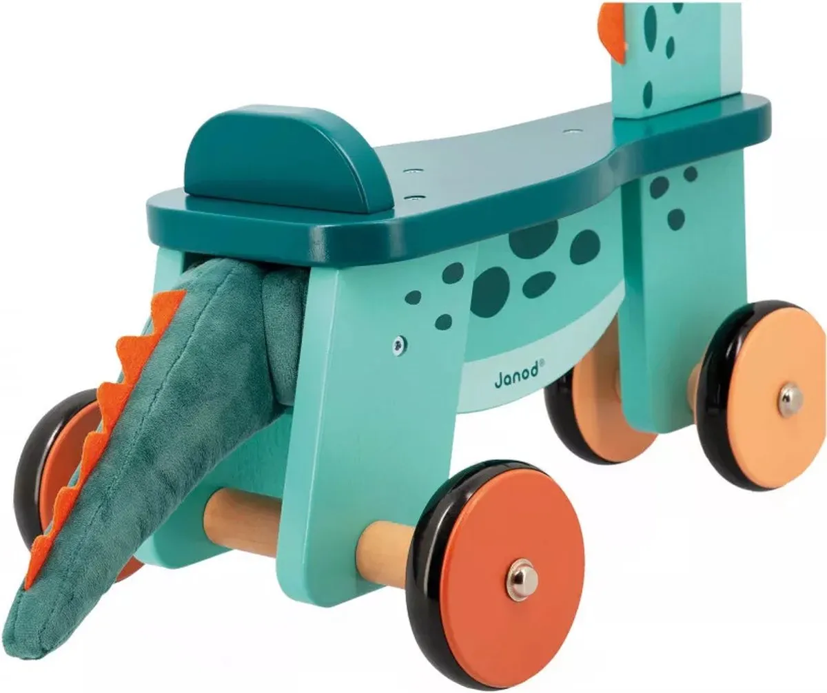 Janod Portosaurus Houten Loopfiets - Multikleur - J05828