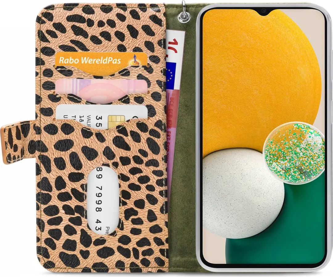 Mobilize Magnet Zipper Bookcase Hoesje Samsung Galaxy A04s - Groen