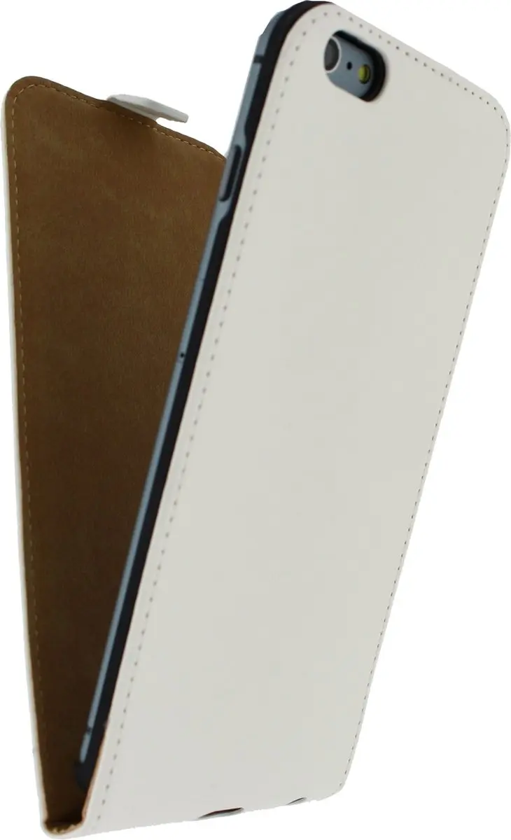Mobilize Ultra Slim Fliphoesje iPhone 6s Plus - Wit