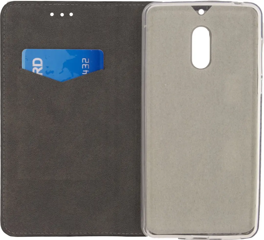 Mobilize Premium Gelly Book Case Nokia 6 - Zwart - 3 Stuks