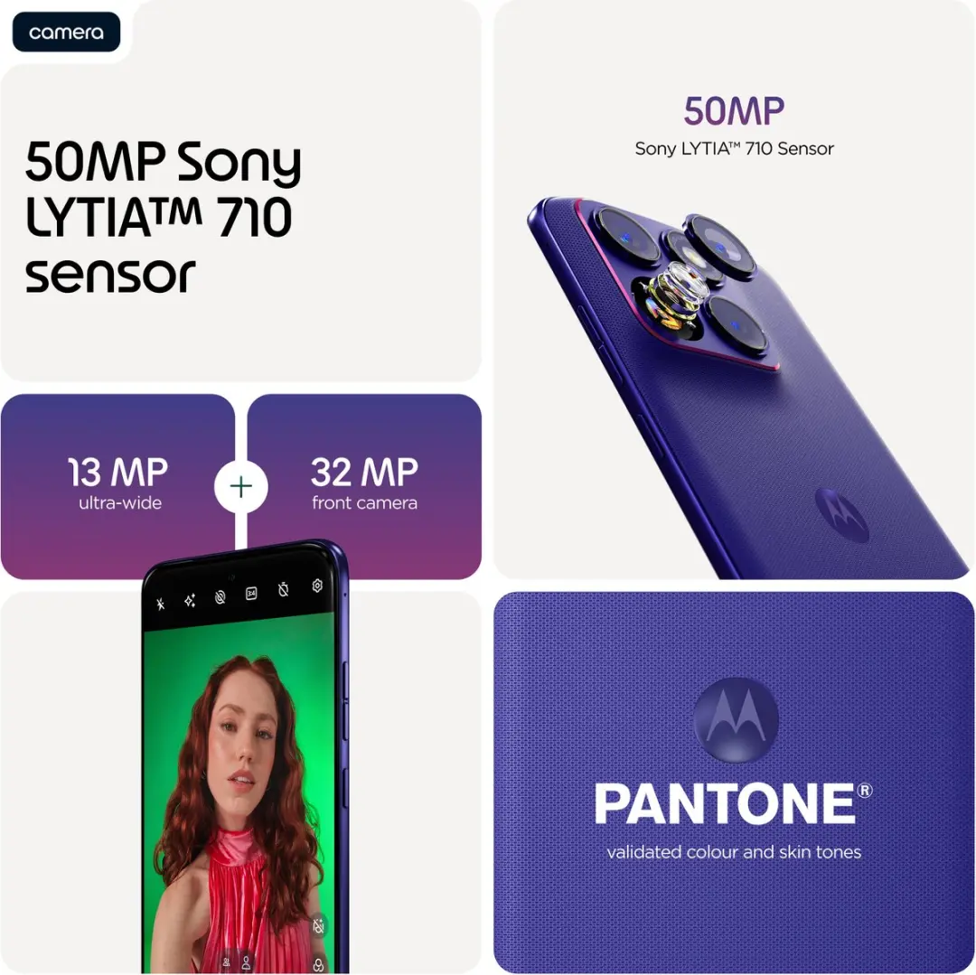 Motorola Edge 70 Fusion PBBD0031IT - 256GB - Blauw