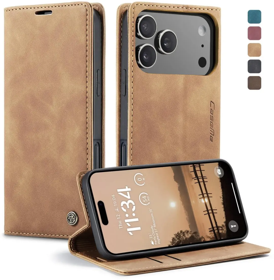 Caseme 013 Bookcase Portemonneehoesje iPhone 17 Pro Max