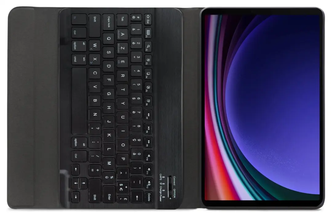 Mobilize Tablethoes Samsung Galaxy Tab S9 FE - Bluetooth Keyboard - Zwart