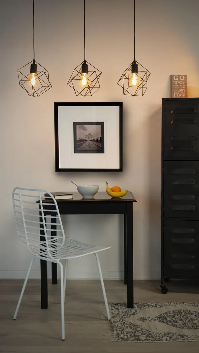 Eglo Straiton Hanglamp E27 - 90,5 cm - Zwart