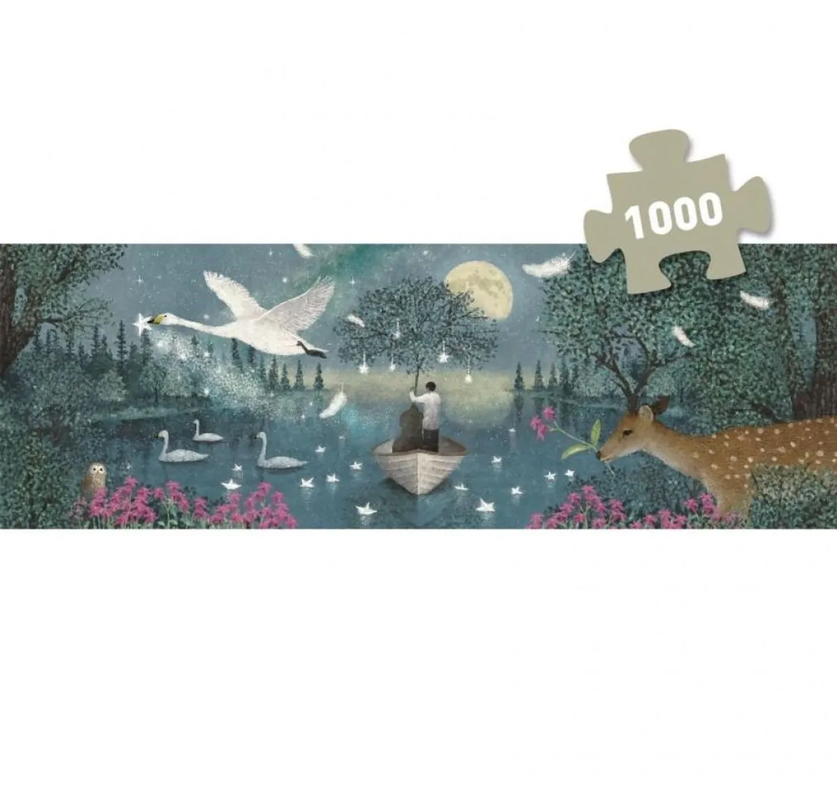 Djeco Maan Puzzel 1000 Stuks - Multicolor
