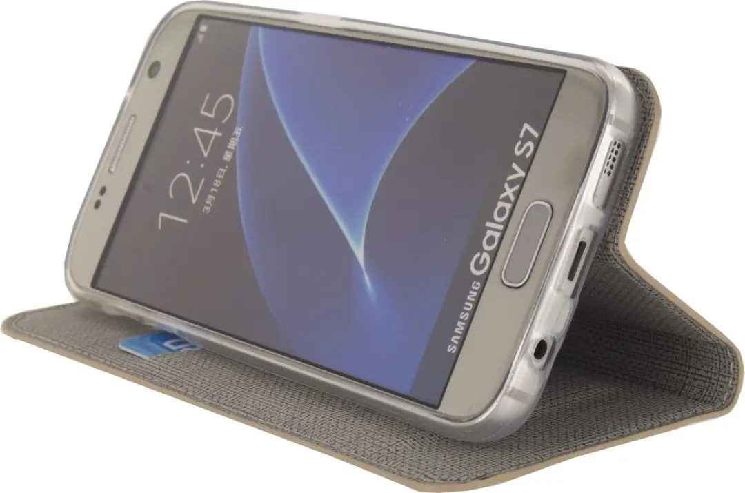 Mobilize Premium Gelly Book Case Samsung Galaxy S7 - Bruin