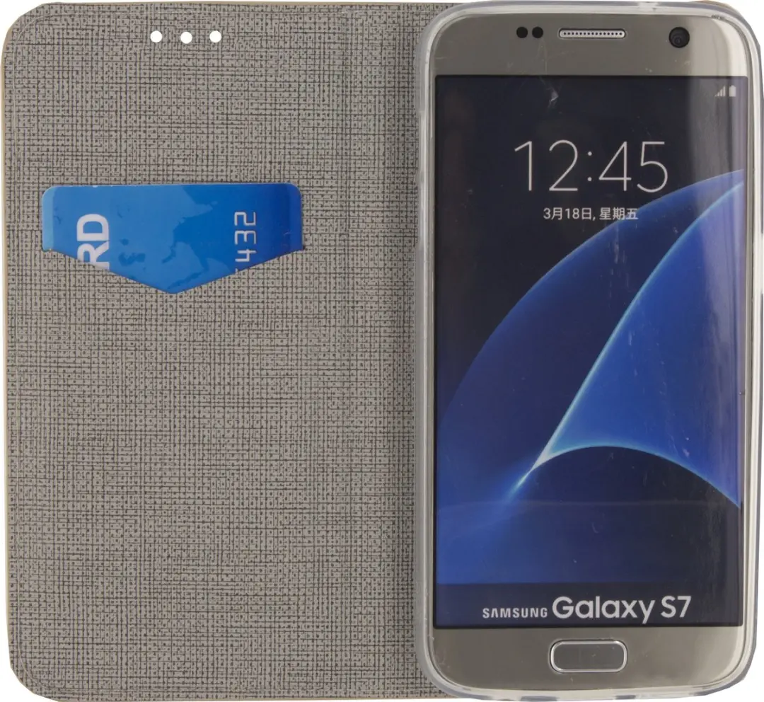 Mobilize Premium Gelly Book Case Samsung Galaxy S7 - Bruin