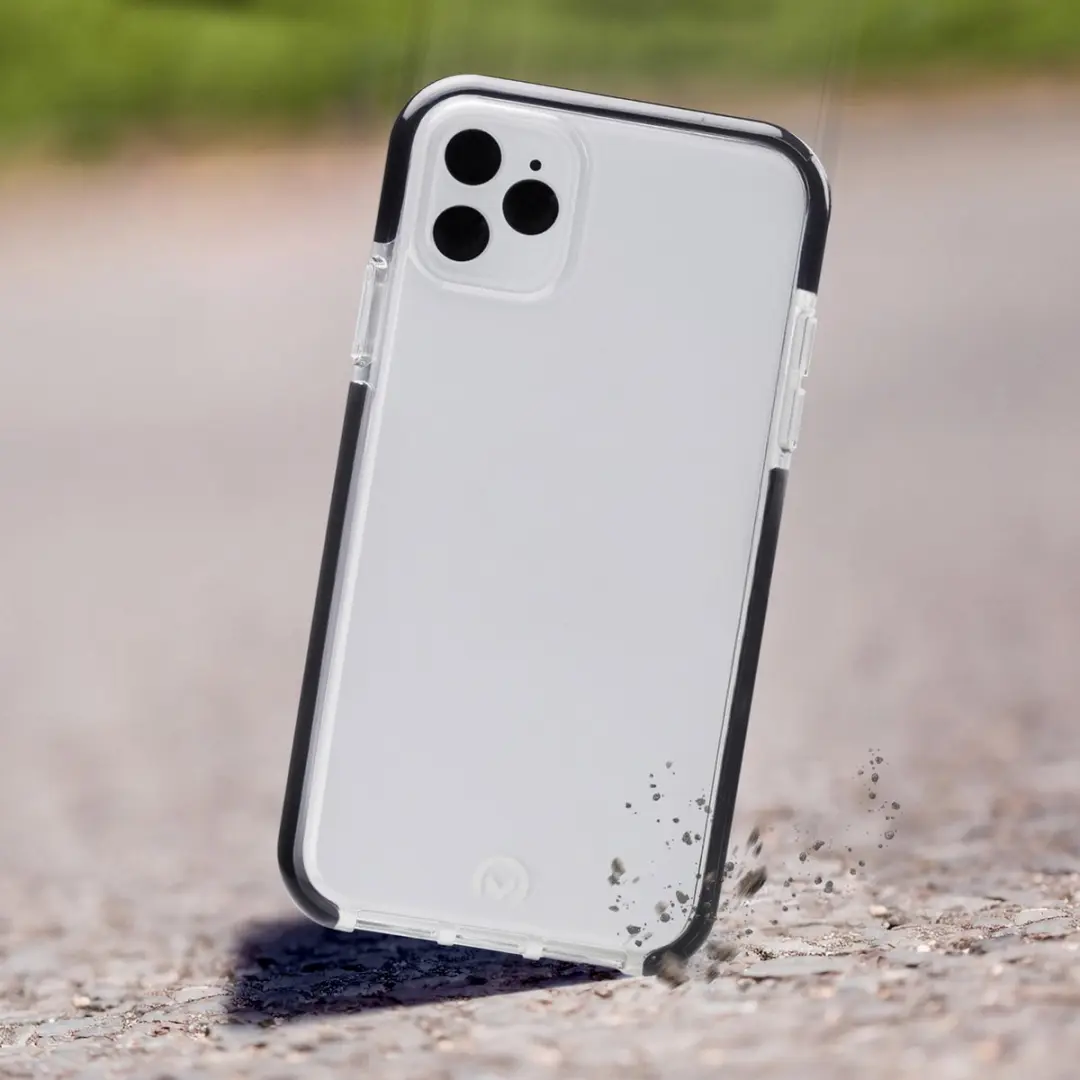 Mobilize iPhone 12 Pro Hoesje MOB-SCB-IPH1261 - Transparant/Zwart