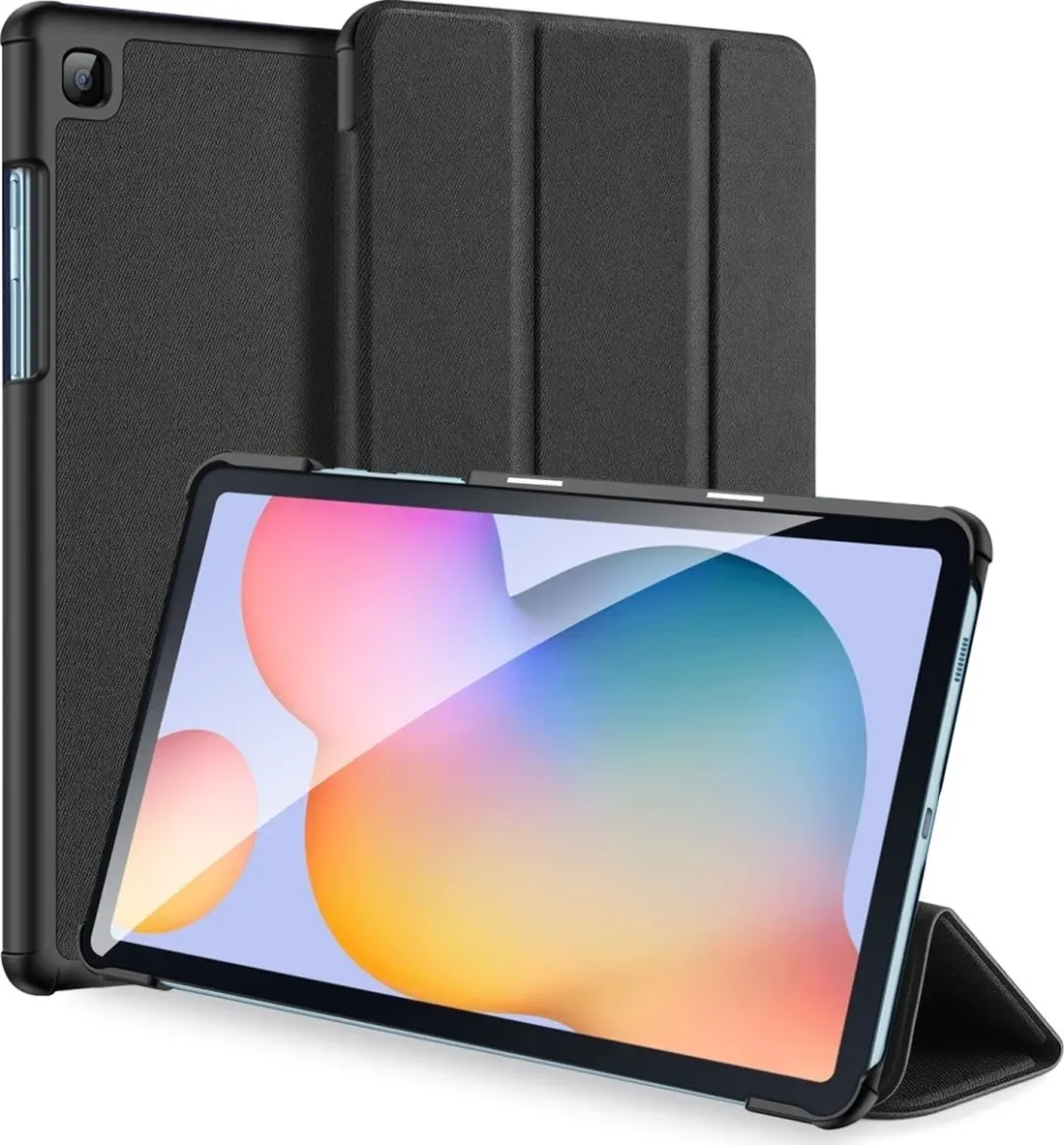 Dux Ducis Domo Bookcase + Stylushouder Samsung Galaxy Tab S6 Lite