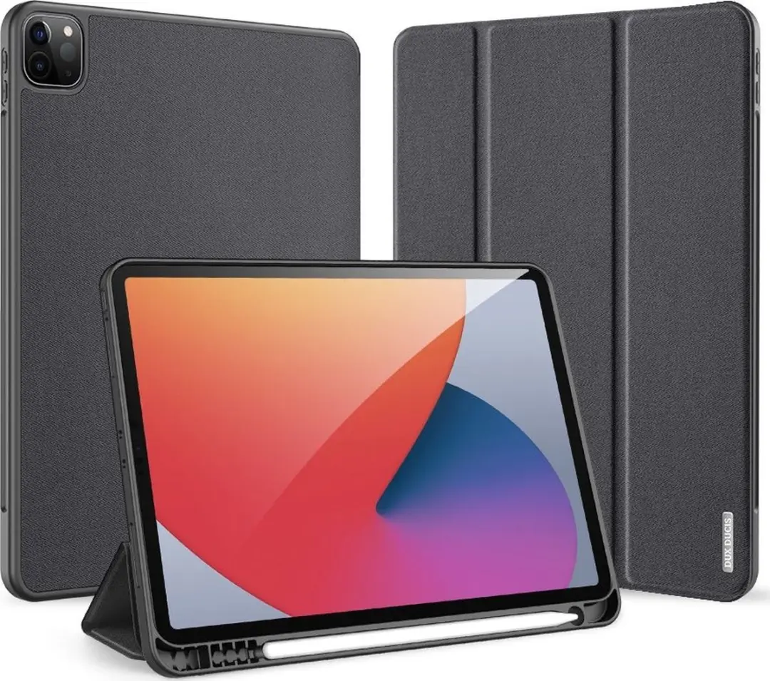 Dux Ducis Domo Bookcase Stylushouder iPad Pro 11 2022 - Zwart