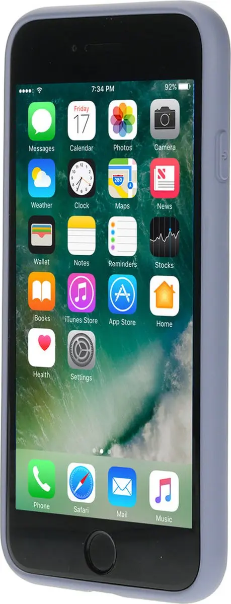 Mobiparts MP-96118 Siliconen Hoesje iPhone 8 - Grijs - afbeelding 6 van 6