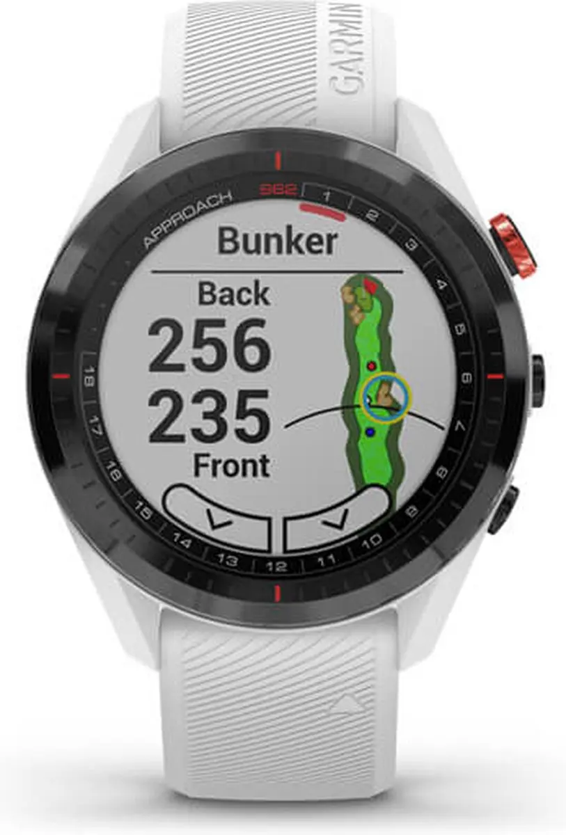Garmin Approach S62 GPS Golfhorloge 47mm - Wit - afbeelding 6 van 6