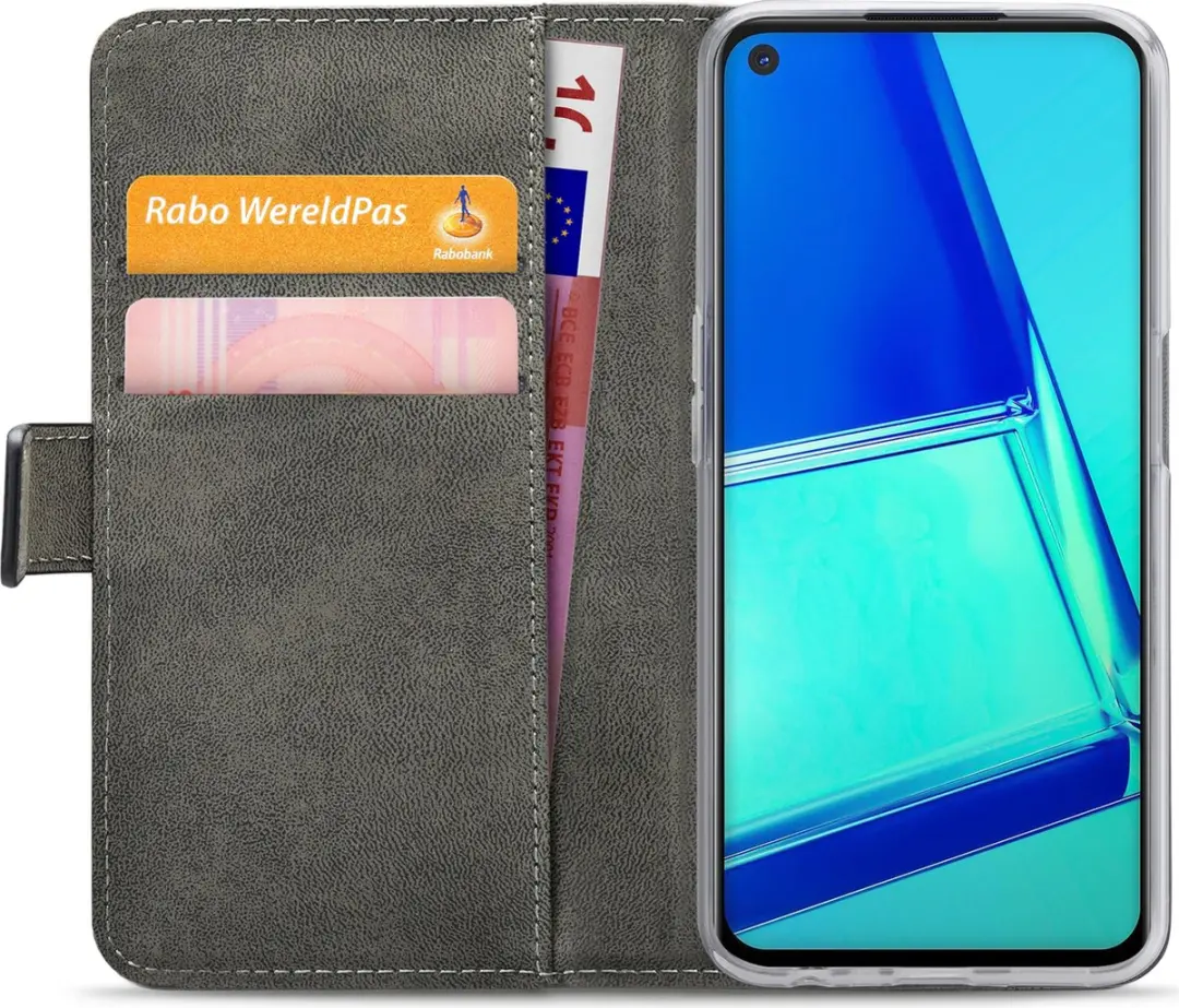 Mobilize Classic Gelly Wallet Bookcase OPPO A52 - Pasjeshouder Zwart - afbeelding 6 van 6
