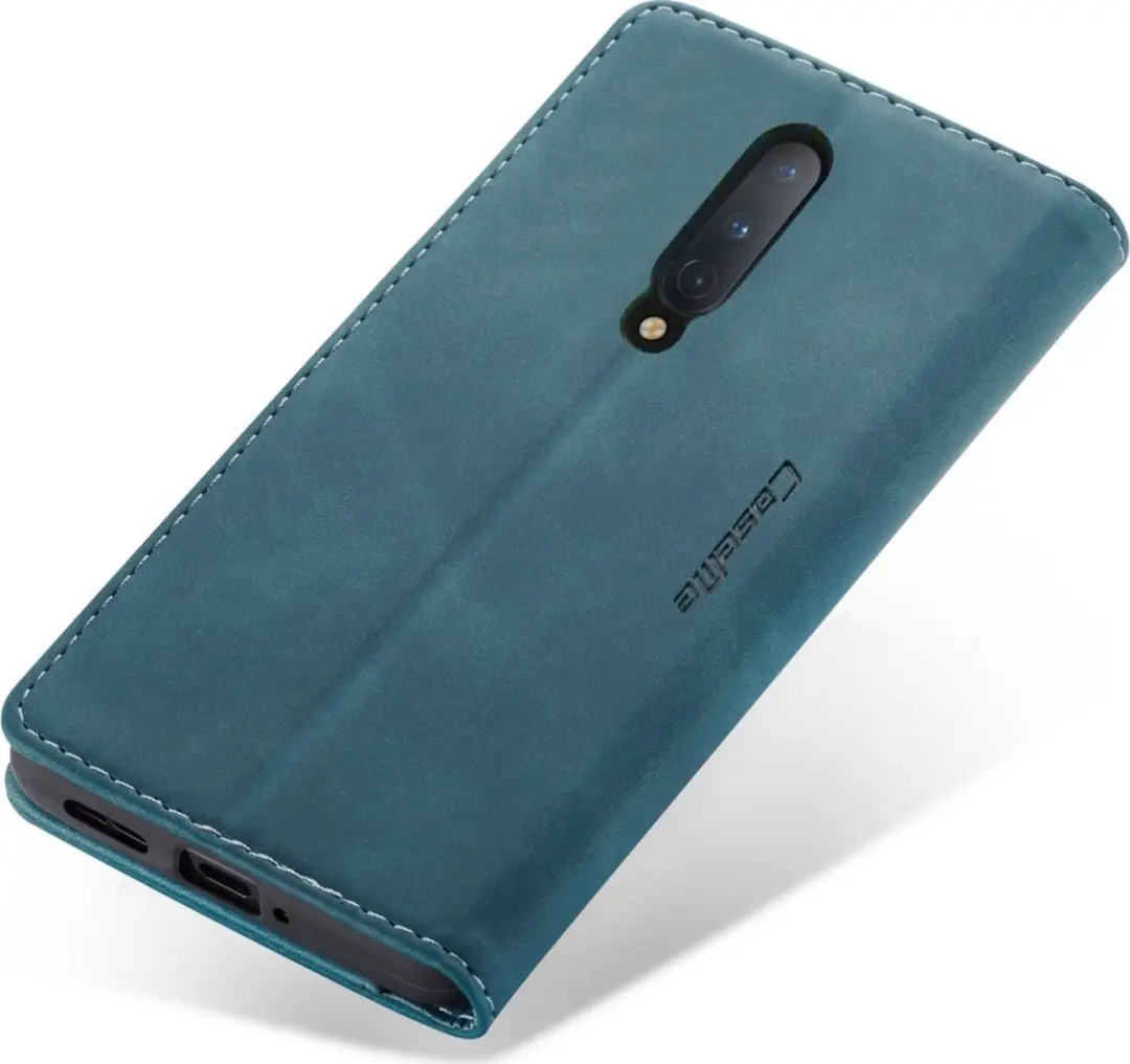 Caseme 013 Bookcase Portemonnee OnePlus 8 - Blauw