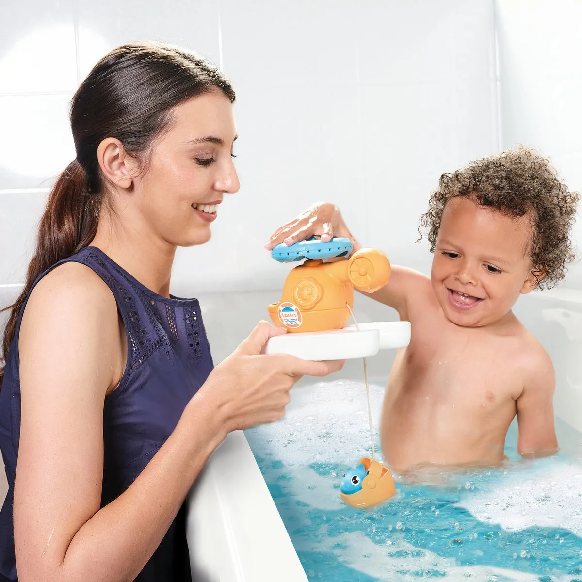 Tomy Splash & Rescue Helikopter E73305 - Oranje