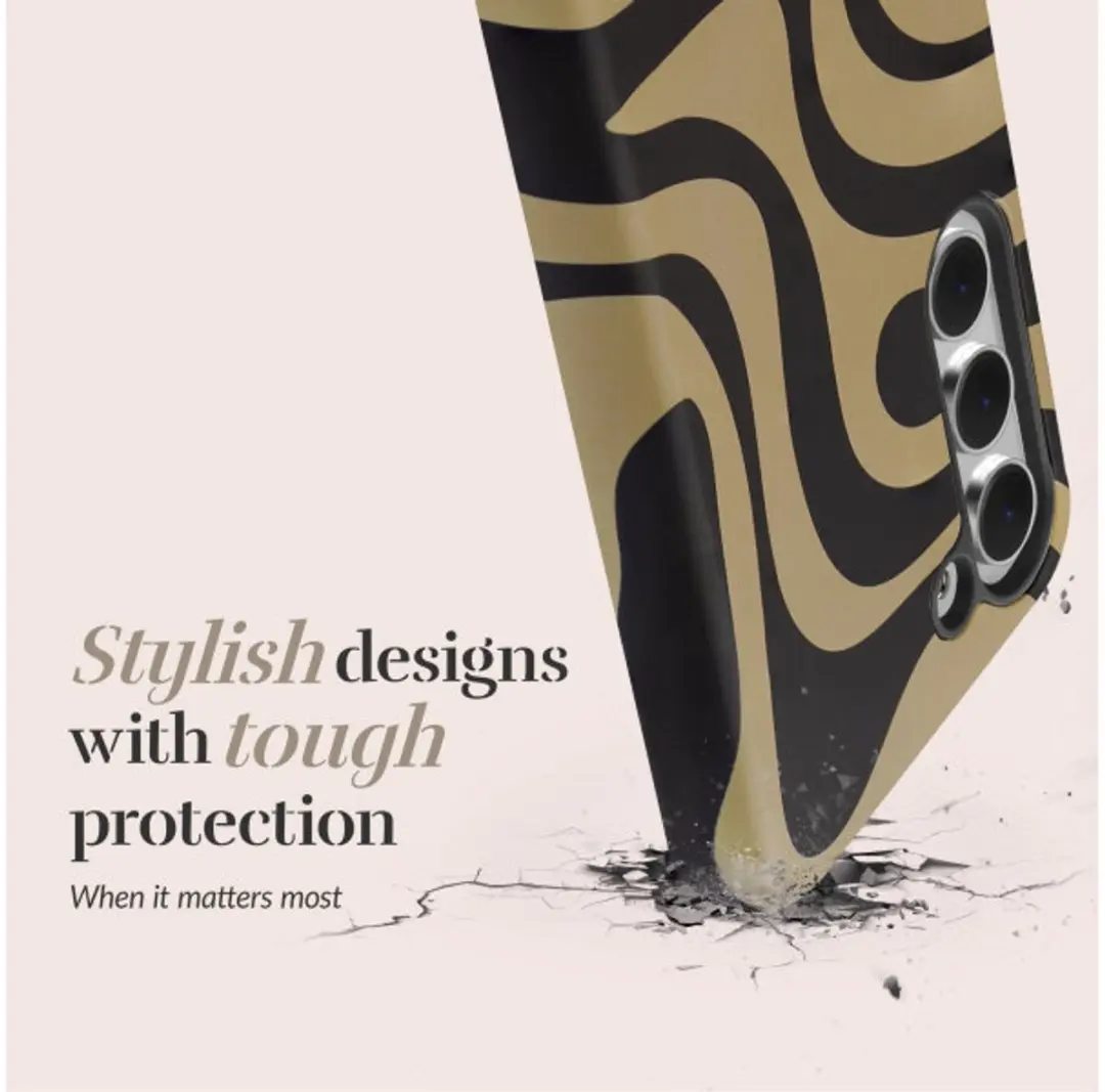 Mobilize Swirl MagSafe Hoesje - Samsung A37 5G bruin