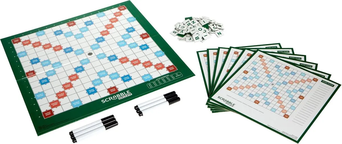 Mattel Games Scrabble Duplicate NL - 2-6 Spelers