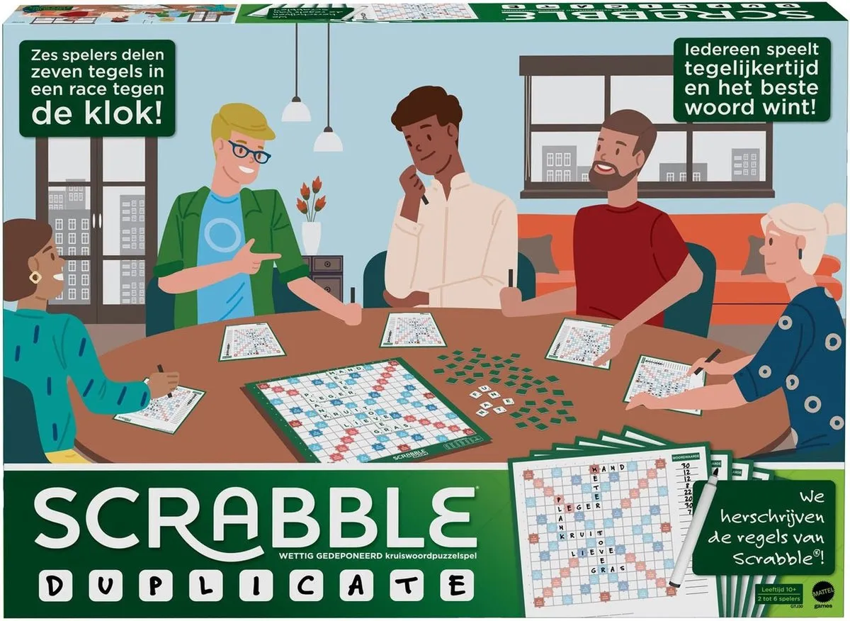 Mattel Games Scrabble Duplicate NL