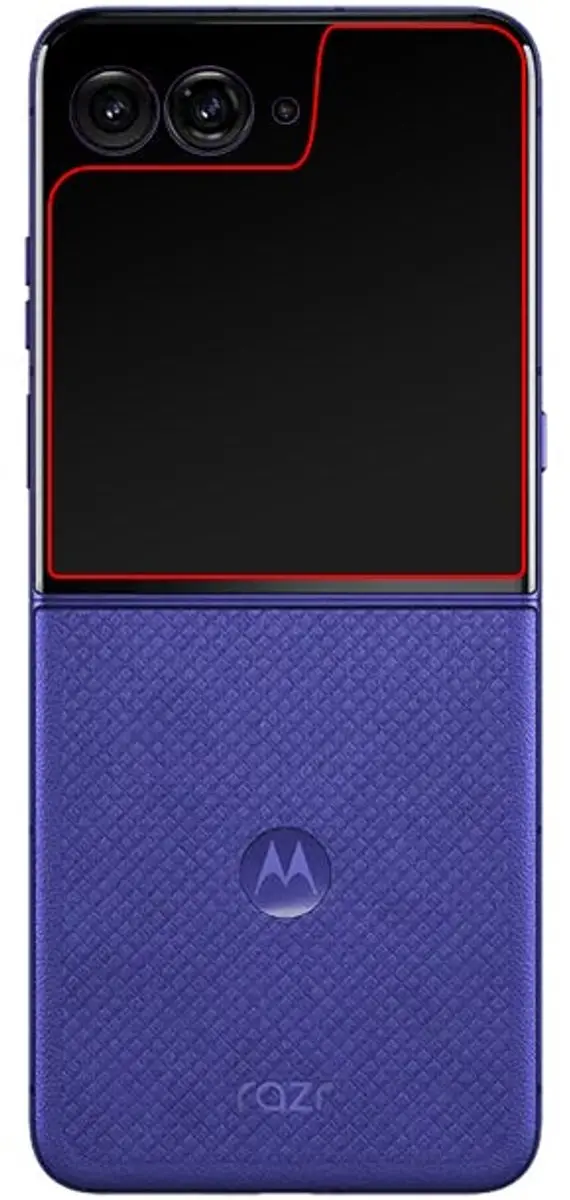 Mobilize Glass Screen Protector Motorola Razr 70 Ultra - Outer Display & Camera - afbeelding 6 van 6