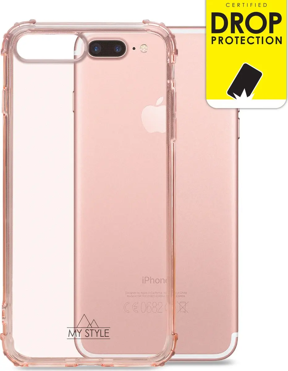 My Style iPhone 8 Plus Hoesje MSPFCS1038 - Roze